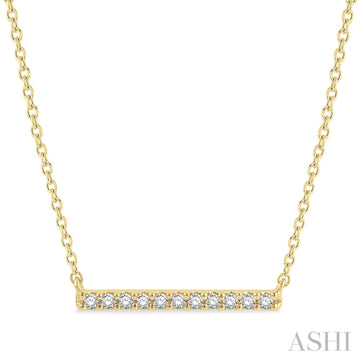 Petite Diamond Bar Necklace